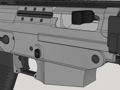 Sig 556 Classic Swat 3D model