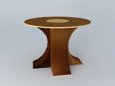 Round table 3D model