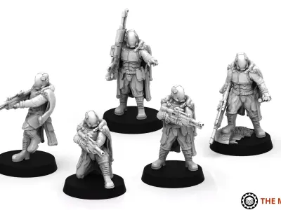 Lucian Blackguard - Snipers 3D print model