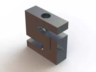Load Cell Celula de Carga CKS 1000kgf 3D model