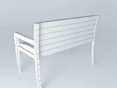 banco bench Free 3D model purchase