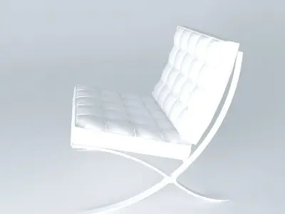 Barcelona Chair Free 3D model buy