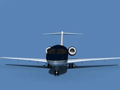 Hawker Siddley 4000 V11 3D model