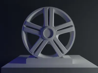 10 car rims pack  Free 3D model