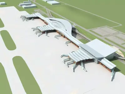 Airport 01 3D model