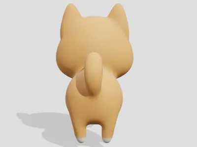 Cute  Shiba Inu dog  3D model