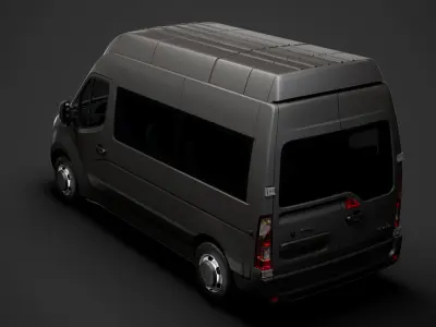Opel Movano L2H3 Minibus 2020 3D model