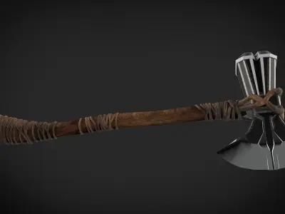 THOR AXE HOT Low-poly 3D model