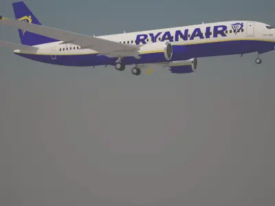 Ryanair 737 MAX 200 3D model