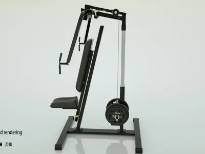 Gym Machine 02 3D model