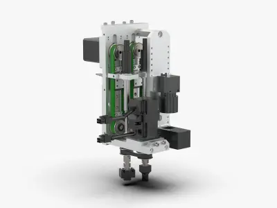 Automatic Swing Angle and Lifting Nozzle Machine 3D model