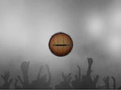 shield 3d wooden circle 3D model