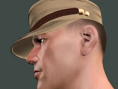 Greek Fishermans Hat Package  3D model