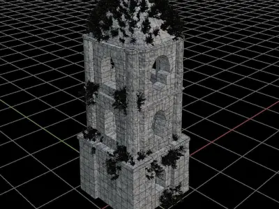 Cagsawa Church 3D model