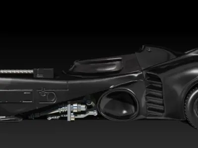 batmovil 1989 3D print model