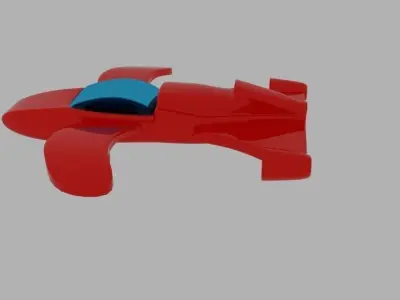 Spaceship K Jet 3D model