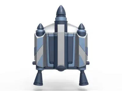 Jango Fett Jetpack from Star Wars Attack of the Clones 2002 3D print model