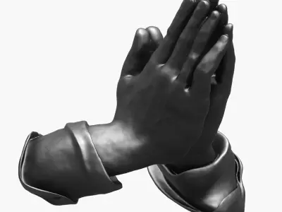 Praying hands Free 3D model