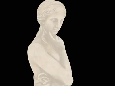 Classic Woman Sculpture 3D model