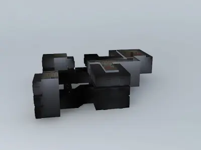 Patio map Free 3D model