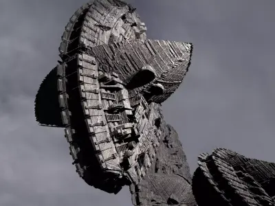 Aztec Ancient Ship Collection 1 3D model