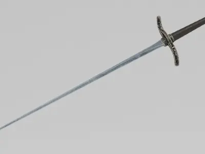 Aria Stark Sword From Game Of Thrones 3D model
