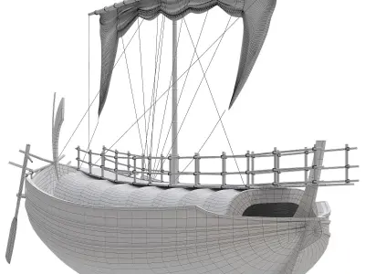 Greek Merchant Ship 3D model