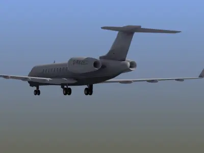 Global Express Aircraft 3D model
