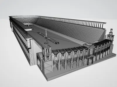 Hippodrome Of Constantinople 3D model