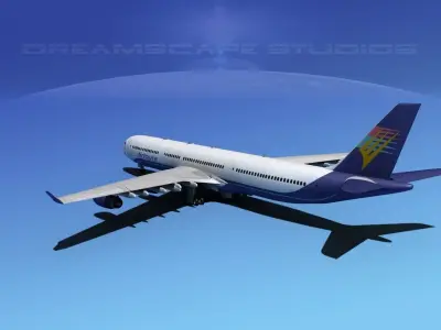 Airbus A340-600 Air Tours 3D model