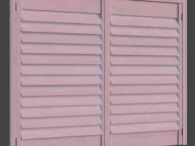 Shutter Blind Free low-poly 3D model