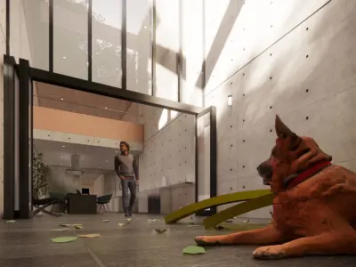 Utsubo Park House - Tadao Ando 3D model