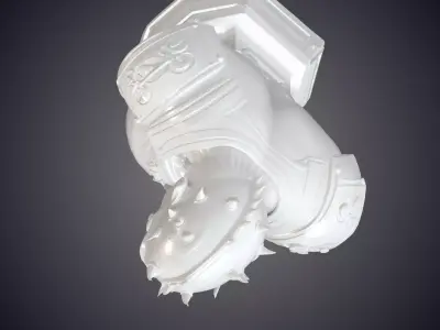 Zabrak Warrior Bust PM-753 3D print model
