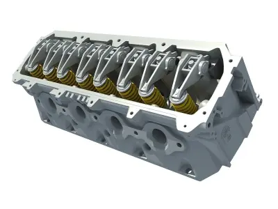 Engine Fuel System 3D model