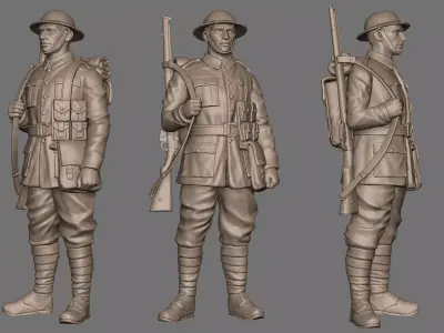 Grenadier Soldiers 3D print model