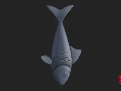 Fish 3D Model Low-poly 3D model