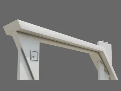 Main Gate ID074 Free 3D model