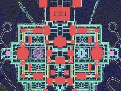 Historic Building Temple 3D model