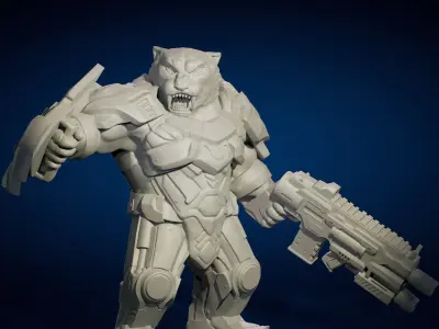 FUTURE ANIMALS SQUAD 3D print model