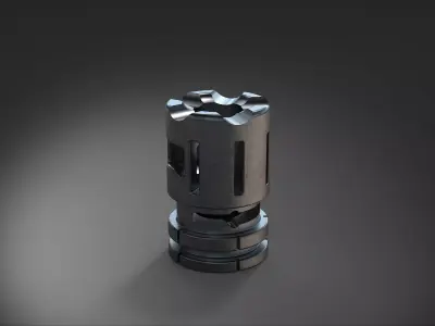 muzzle brake vol15 3D model