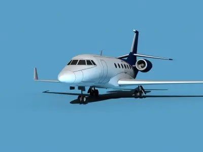 Dassault Falcon 2000 V10 3D model