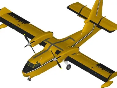Bombardier 415 Canadair CL-415 3D model