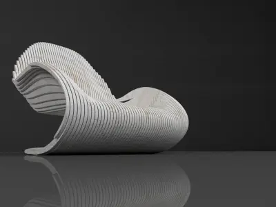 chair parametric Free 3D model