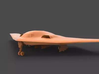 B2- M orange drone 3D print model