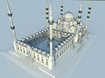 Blue Mosque 3D model