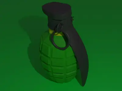 Grenade free 3d model Free 3D model