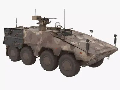 APC Boxer Desert Dirt 3D model