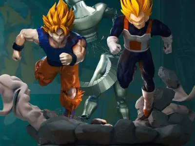 dbz metal cooler 3D print model