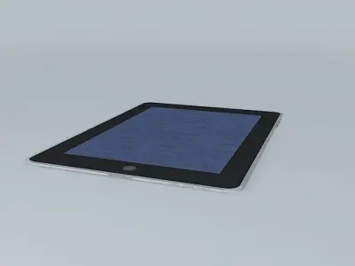 AAO flight schedules on IPad 2 Free 3D model