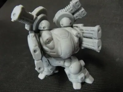 CHIBI-TECH SD - PLS-V DUO GUNPOD 3D print model